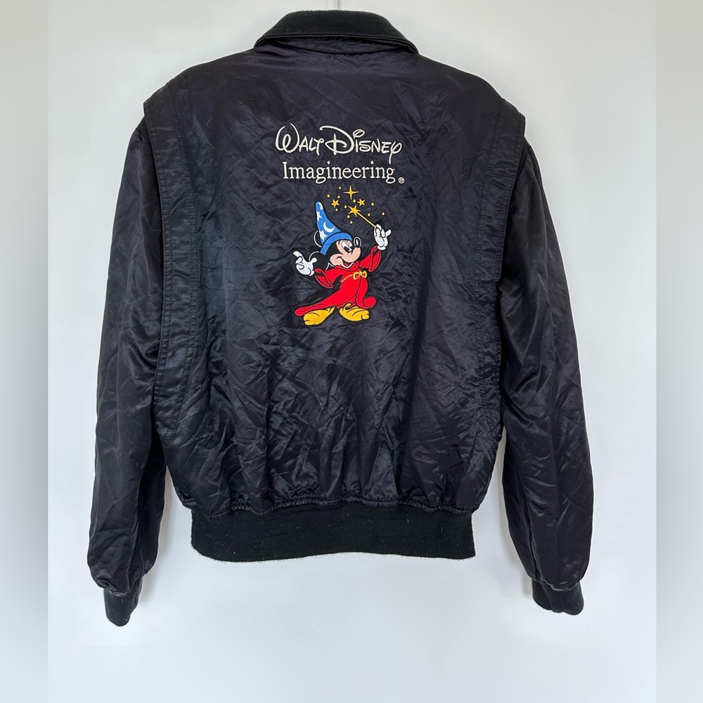 VINTAGE WALT DISNEY IMAGINEERS BOMBER JACKET FANTASIA MICKEY Size XL.